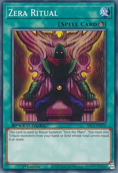 Zera Ritual - Speed Duel: Streets of Battle City - YuGiOh - TCGplayer.com