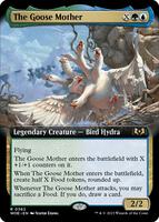 goose cards mtg The Mother [362] [Extended Art] [Wilds of Eldraine] [Foil]  Face to Face Games The Gathering MTG Card Sleeves - Goose