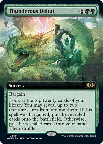 Thunderous Debut Extended Art
