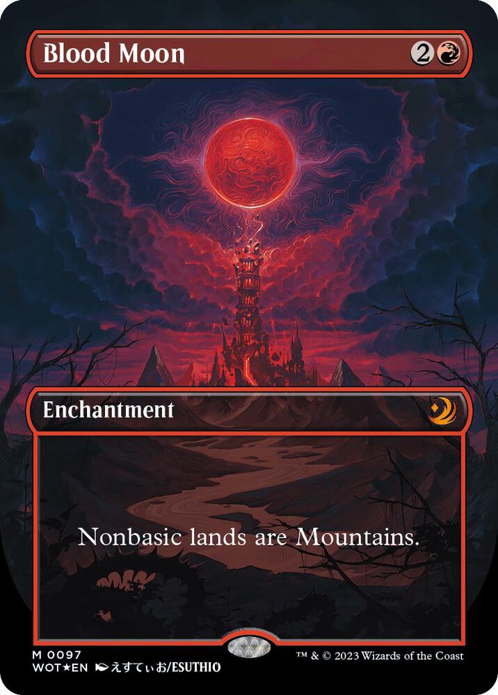 【PSA10】血染めの月 コンフェッティfoil PSA10】血染めの月 コンフェッティfoil Blood Moon (Anime Borderless