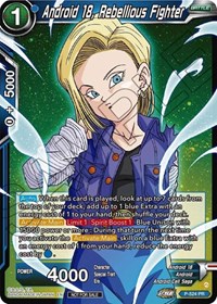 Android 18, Rebellious Fighter (Zenkai Series Tournament Pack Vol.5) card art