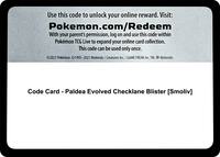 Code Card - Paldea Evolved Checklane Blister [Smoliv] · SV02: Paldea Evolved · #— · Normal