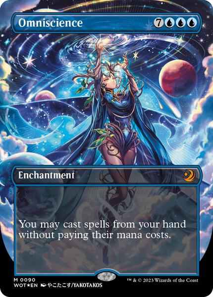 Omniscience (Anime Borderless) (Confetti Foil) - Wilds of