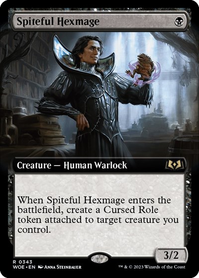 Spiteful Hexmage Extended Art