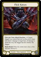 Flick Knives (Golden) - FAB124 - Flesh and Blood: Promo