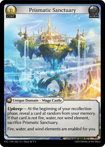 Prismatic Sanctuary card