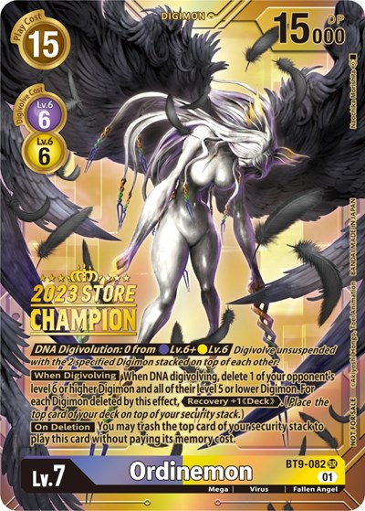 Ordinemon (2023 Store Champion) X Record card price