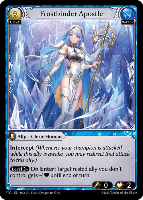 Frostbinder Apostle - Fractured Crown - Grand Archive TCG