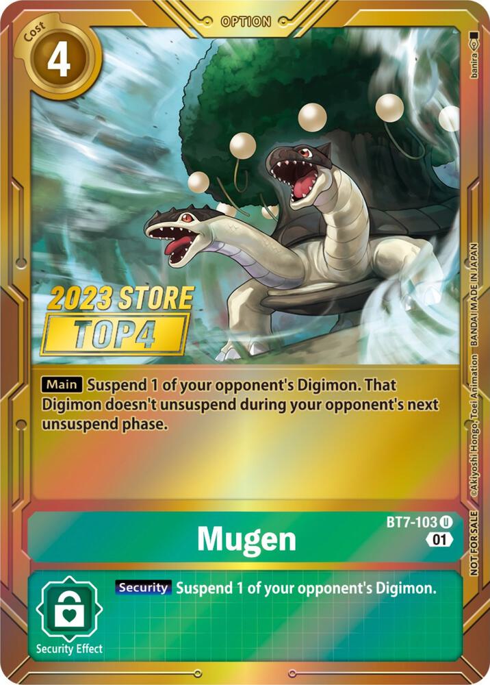 Mugen (2023 Store Top 4) - Next Adventure - Digimon Card Game - TCGplayer.com Mugen (2023 Store Top 4) - Next Adventure - Digimon Card Game - TCGplayer.com