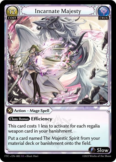 Incarnate Majesty card