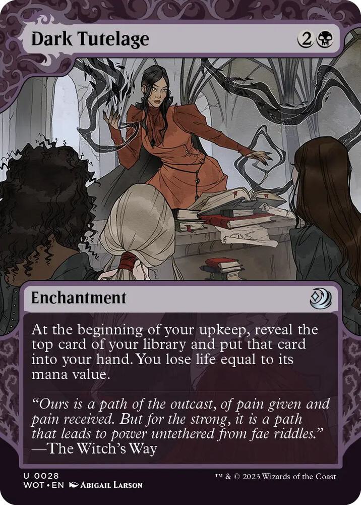 Dark Tutelage - Wilds of Eldraine: Enchanting Tales - Magic: The