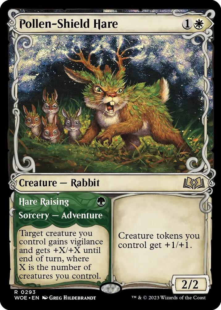 Regal Bunnicorn (Extended Art) - Wilds of Eldraine - Magic: The Gathering