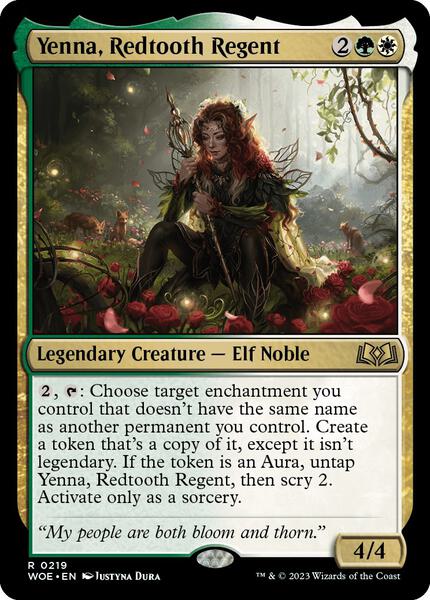 Yenna, Redtooth Regent - Wilds of Eldraine - Magic: The Gathering