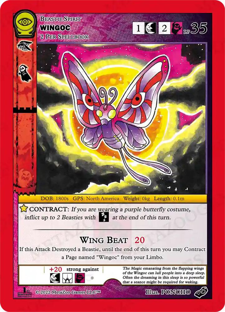 Wingoc (Blister Pack Promo) - Seance: First Edition - MetaZoo -  TCGplayer.com