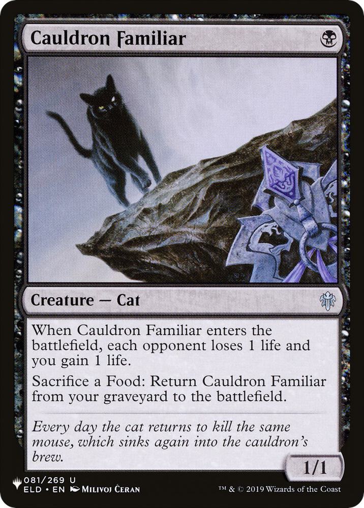 Cauldron Familiar #ELD-81 — The List