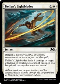 Kellan's Lightblades - Wilds of Eldraine - Magic: The Gathering card