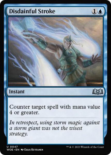 Disdainful Stroke - Wilds of Eldraine - magic