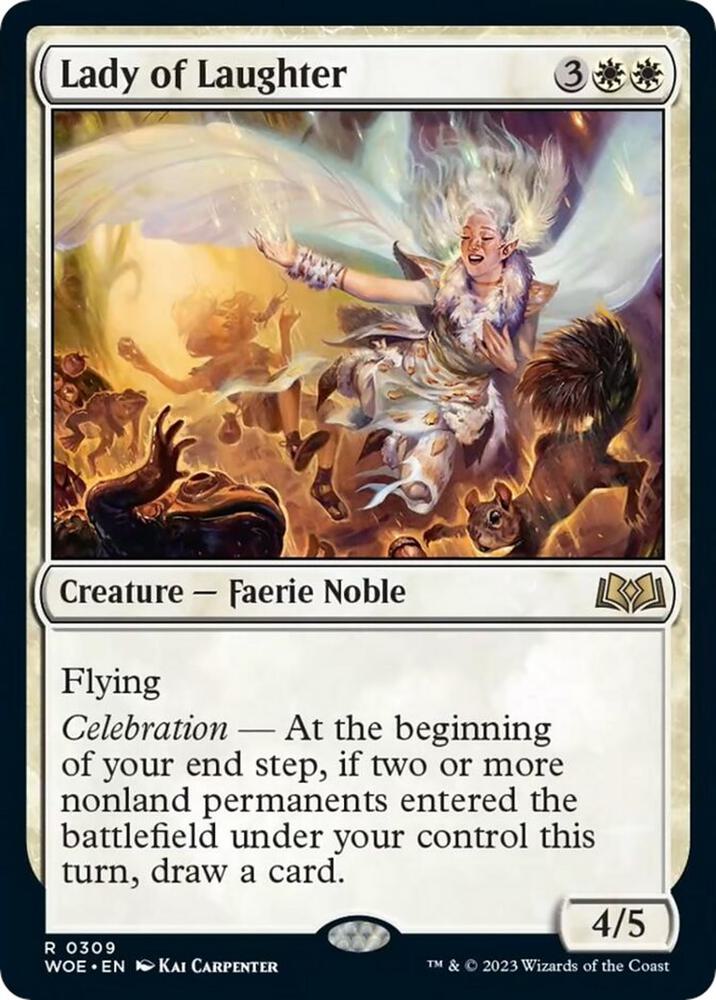 Lady of Laughter - Wilds of Eldraine - Magic: The Gathering