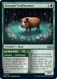 Intrepid Trufflesnout - Wilds of Eldraine - Magic: The Gathering card