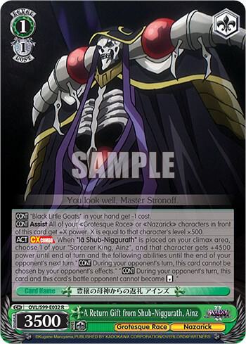 A Return Gift from Shub-Niggurath, Ainz - Nazarick: Tomb of the