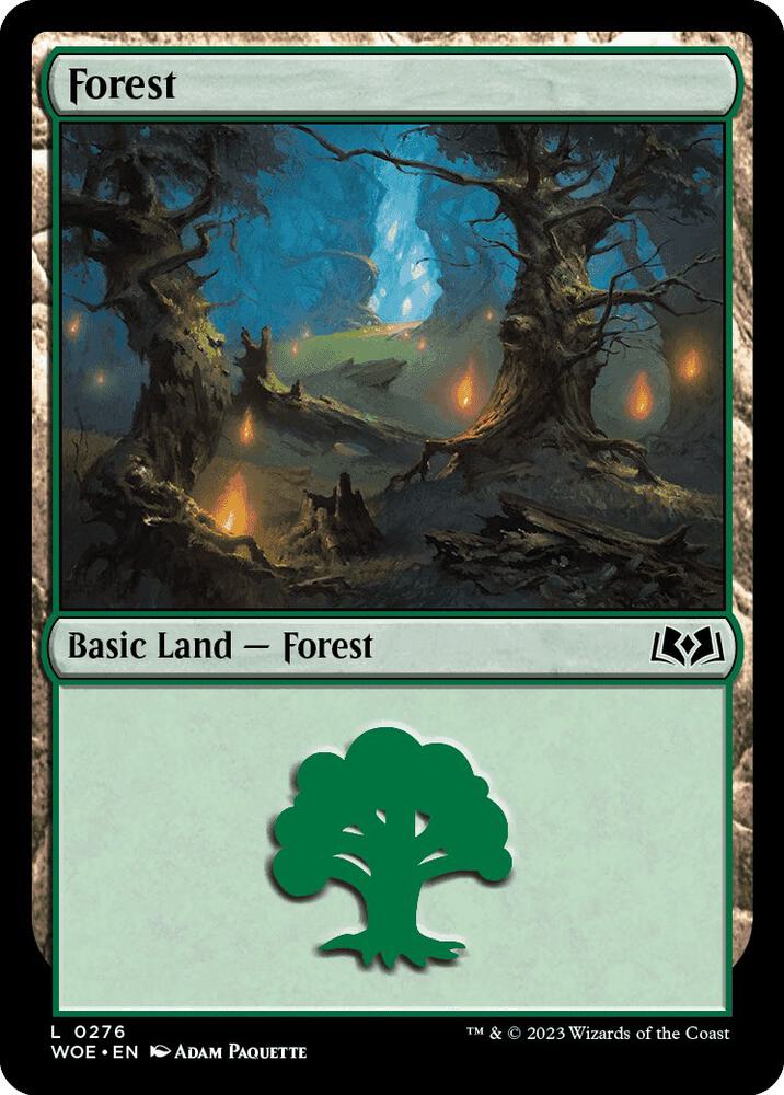 Forest (0276) - Wilds of Eldraine - Magic: The Gathering