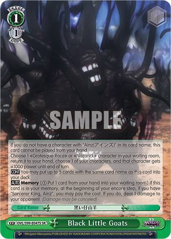 Black Little Goats (SR) - Nazarick: Tomb of the Undead Vol.2