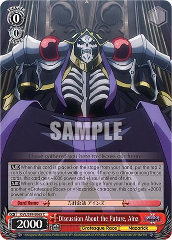 Discussion About the Future, Ainz