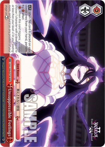 Unsuppressible Feelings (RRR) card