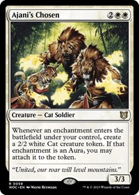 Ajani's Chosen (Commander: Wilds of Eldraine)