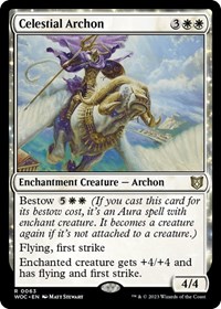 Celestial Archon - Commander: Wilds of Eldraine - Magic: The Gathering card