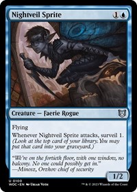 Nightveil Sprite (Commander: Wilds of Eldraine)