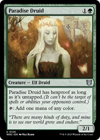 Paradise Druid (Commander: Wilds of Eldraine)