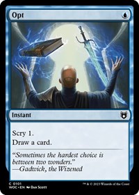 Opt (Commander: Wilds of Eldraine)