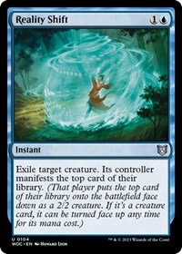 Reality Shift - Commander: Wilds of Eldraine - Magic: The Gathering card