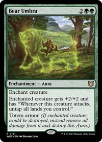 Bear Umbra (Commander: Wilds of Eldraine)