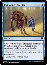 Run Away Together (Commander: Wilds of Eldraine)
