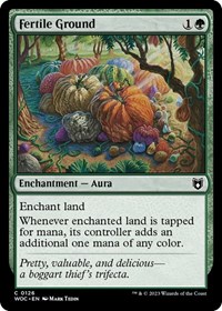 Fertile Ground - Commander: Wilds of Eldraine - Magic: The Gathering card