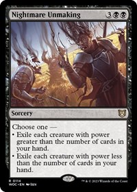 Nightmare Unmaking - Commander: Wilds of Eldraine - Magic: The Gathering card