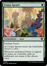 Utopia Sprawl (Commander: Wilds of Eldraine)