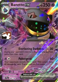Banette ex #088/198 from Prize Pack Series Cards Pokemon card image