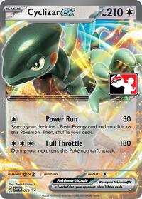 Cyclizar ex #018 from Prize Pack Series Cards Pokemon card image