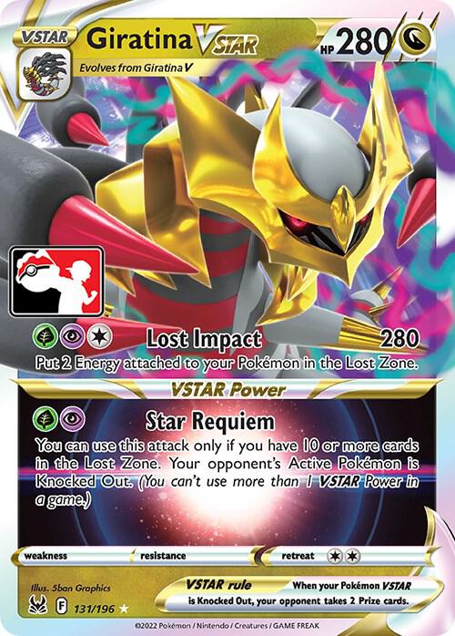 Giratina VSTAR 131/196 from Prize Pack Series Cards