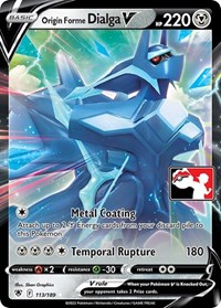 Origin Forme Dialga V (Prize Pack Series Cards)