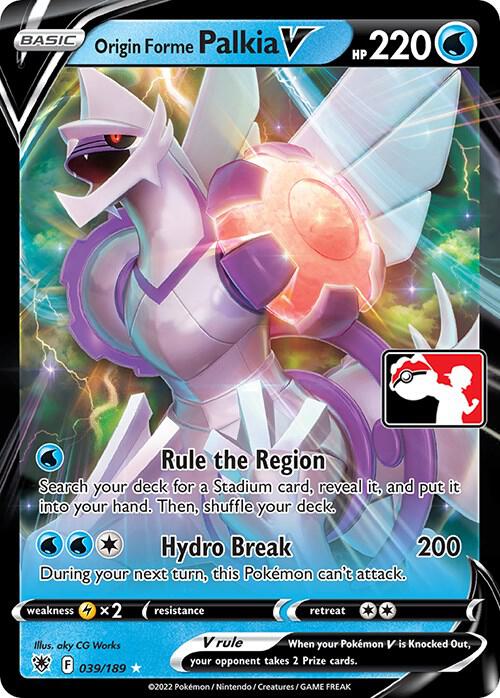 Origin Forme Palkia V 039/189 from Prize Pack Series Cards