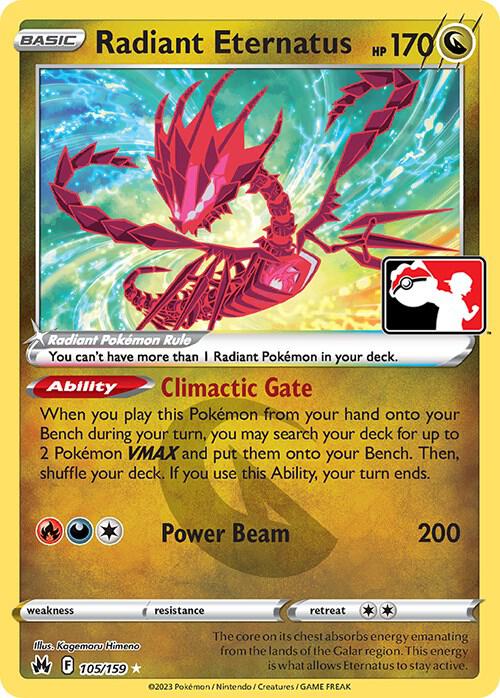 Radiant Eternatus 105/159 from Prize Pack Series Cards