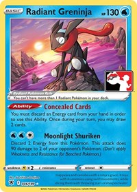 Radiant Greninja #046/189 from Prize Pack Series Cards Pokemon card image