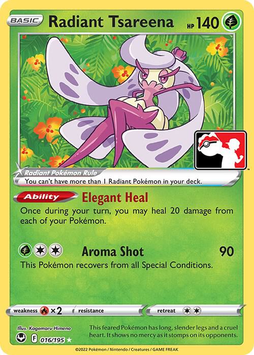 Radiant Tsareena 016/195 from Prize Pack Series Cards