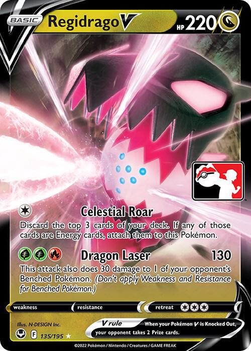 Regidrago V 135/195 from Prize Pack Series Cards