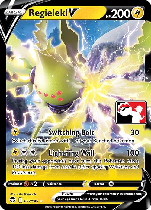 Regieleki V 057/195 from Prize Pack Series Cards