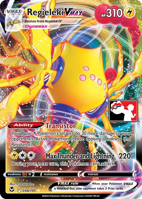 Regieleki VMAX 058/195 from Prize Pack Series Cards